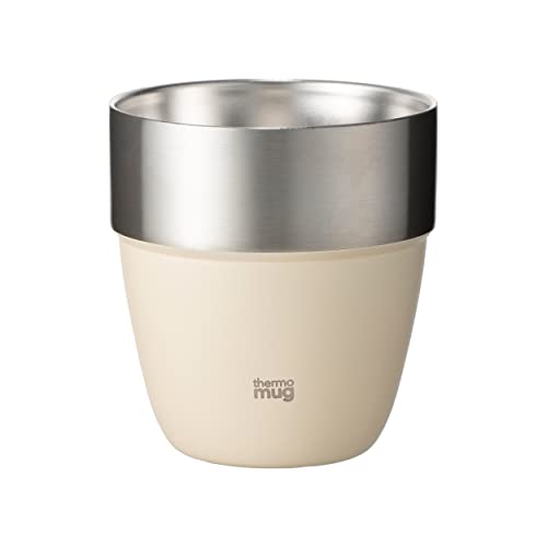 Thermo Mug Stainless Steel Tumbler, Ivory, 310ml [Stacking Tumbler] ST21-31
