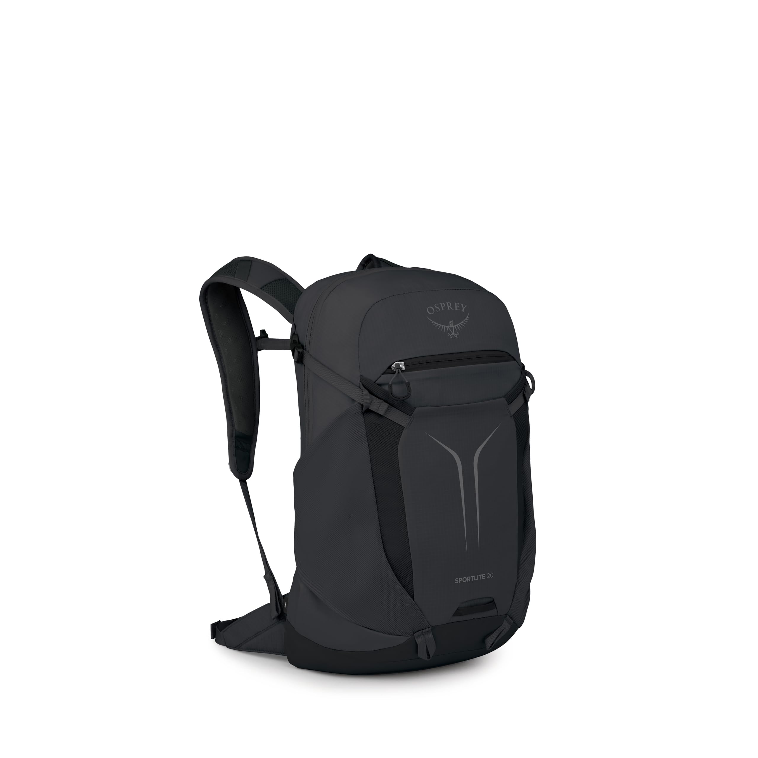 Osprey Sportlite 20L Легкий походный унисекс повседневный рюкзак для походов, путешествий, Ворон черный рюкзак, - - Рюкзак для однодневных походов,