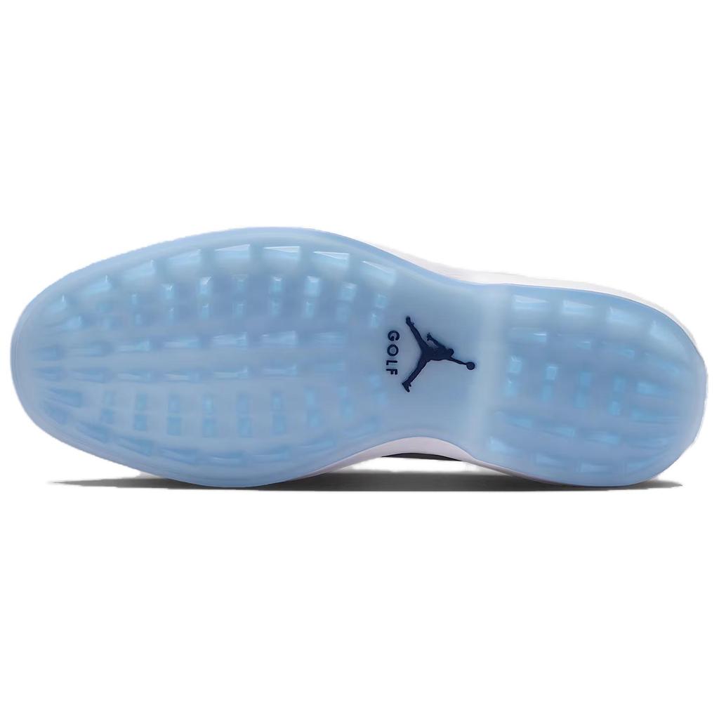 New Jordan ADG 5 Abrasion Resistant Low Top Golf Shoes Men's White Blue FQ7874-104