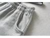 Summer Spicy Girl Style Elastic Waist Patchwork High Waist Wide Leg Casual Shorts for Women