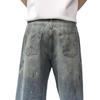 Spring Jeans American High Street Retro Old Loose Straight Pants