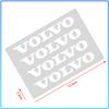 4Pcs Car Door Handle Stickers Tire Rear View Mirror Decals Decoration For Volvo XC90 XC60 XC70 XC40 V90 V60 V40 C70 C30 S80