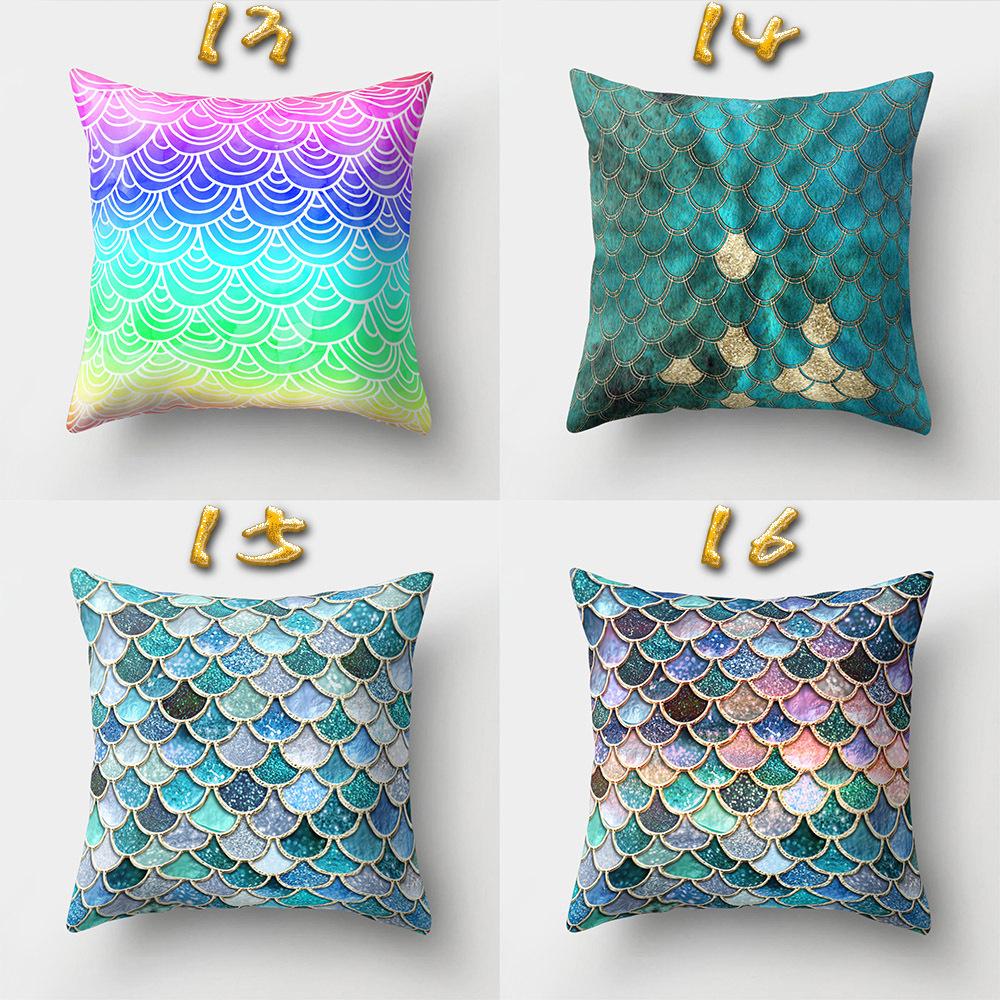 Pillowcase Cartoon Pattern Car Waist Pillow Sofa Pillow Case Car Cushion Creative Home