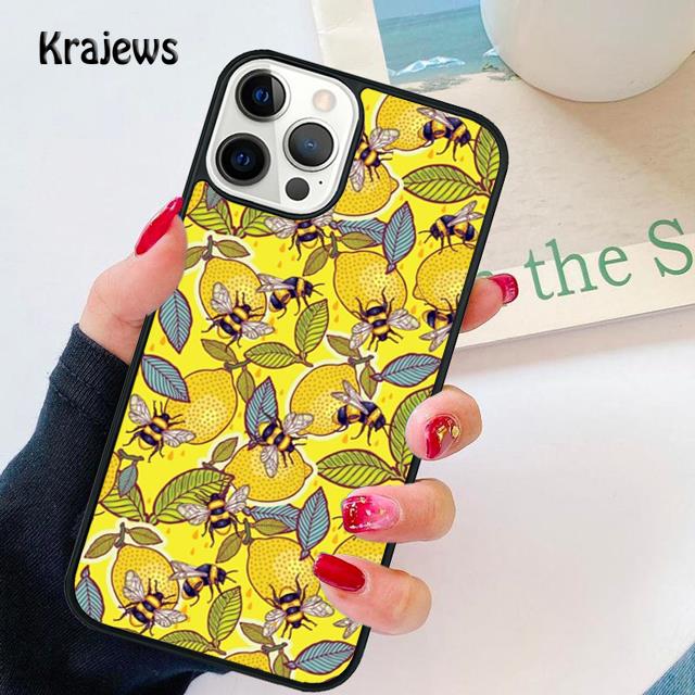 

Мягкий чехол для телефона с изображением пчел для iPhone 14 XR X XS Max 5S 6S 7 8 Plus SE 2020 11 12 13 Pro Max, мини-чехол для телефона iPhone 7 or 8