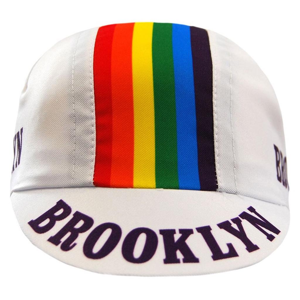 Cappellino da Ciclismo Brooklyn Team Uomo Cappello da Ciclismo Sicurezza Traspirante Classico Copricapo per Bicicletta Cappellino da Sole per Bici