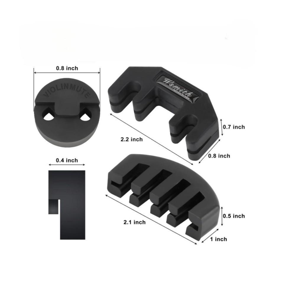 Violin Rubber Mute for Sound Reduction