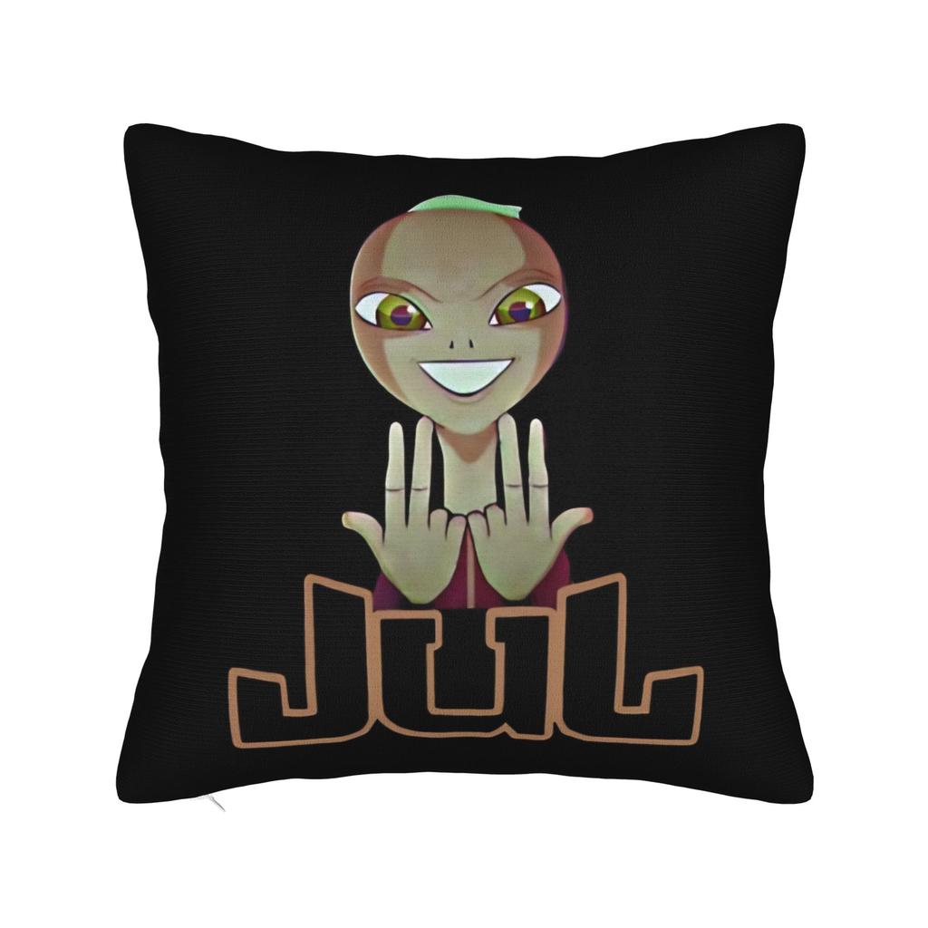 Pillow Cover French Rapper JUL Novelty Pillow Case For Sofa Home Decoration Pillowcases
