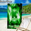 Custom Name Sauber Stake Beach Towel - Soft, Ultra-Absorbent Microfiber, Lightweight, Perfect for Beach, Parties, Travel, Camping