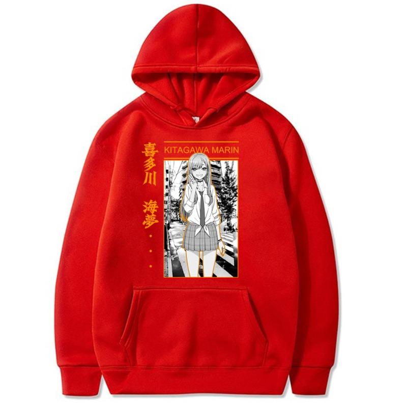 Japanischer Anime My Dress-Up Darling Hoodies Herren Mode Langarm Sweatshirts Damen Harajuku Streetwear Pullover Sudaderas