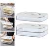 Container with Lid Organizer Premium Materials for FruitVegetable,