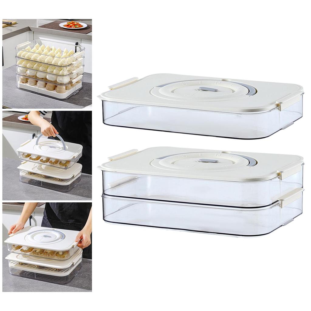 Container with Lid Organizer Premium Materials for FruitVegetable,