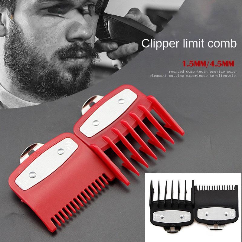 Electric Push Clipper Limit Comb Color Iron Buckle Positioning Calipers Barber Shop Professional Accessories Hair Cutting Tools