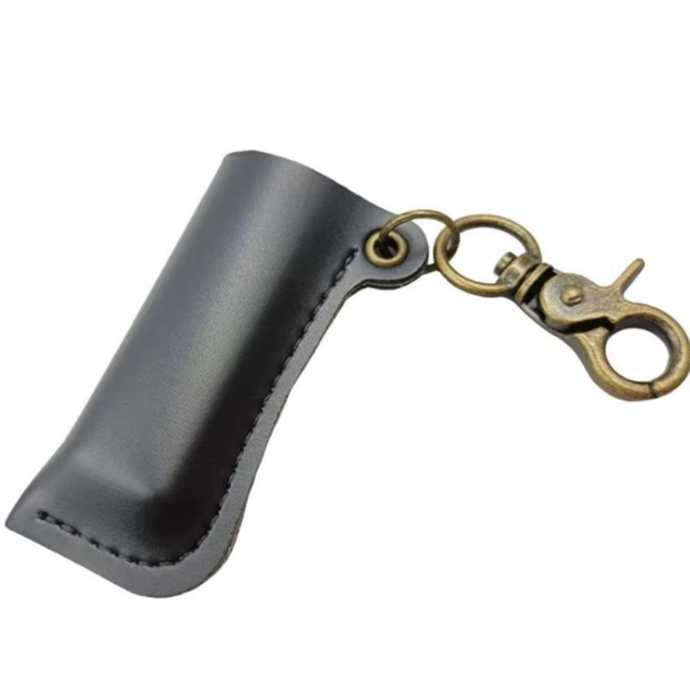 Retro Lighter Case PU Leather Lighter Cover High-end Design Leather Protective Shell  Outdoor