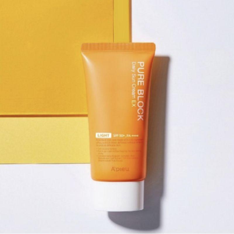 A'PIEU Pure Block Natural Daily Sunscreen Light SPF50+ PA++++ 50ml