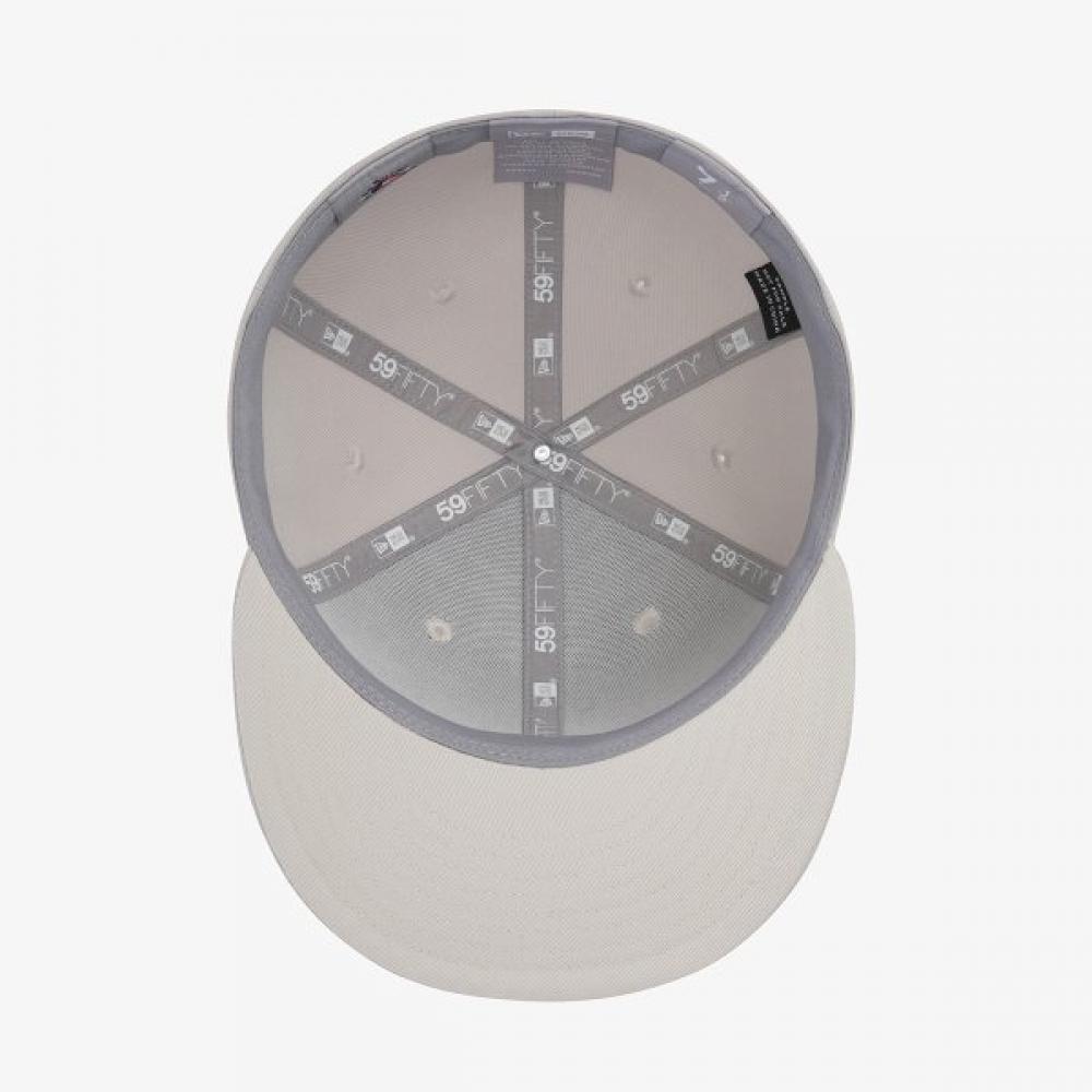 New Era Mlb La Dodgers Fitted Cap Outline Stone