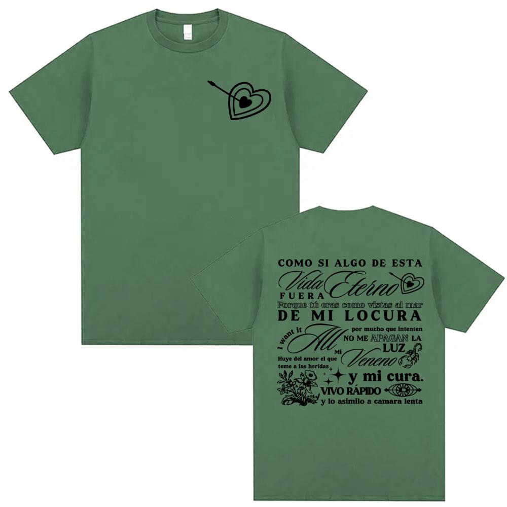 

Rapper Delaossa Album Letters Print Tshirts Men Women Casual 100 Cotton Oversized T Shirt Harajuku Hip Hop High Street Tshirt 4XL