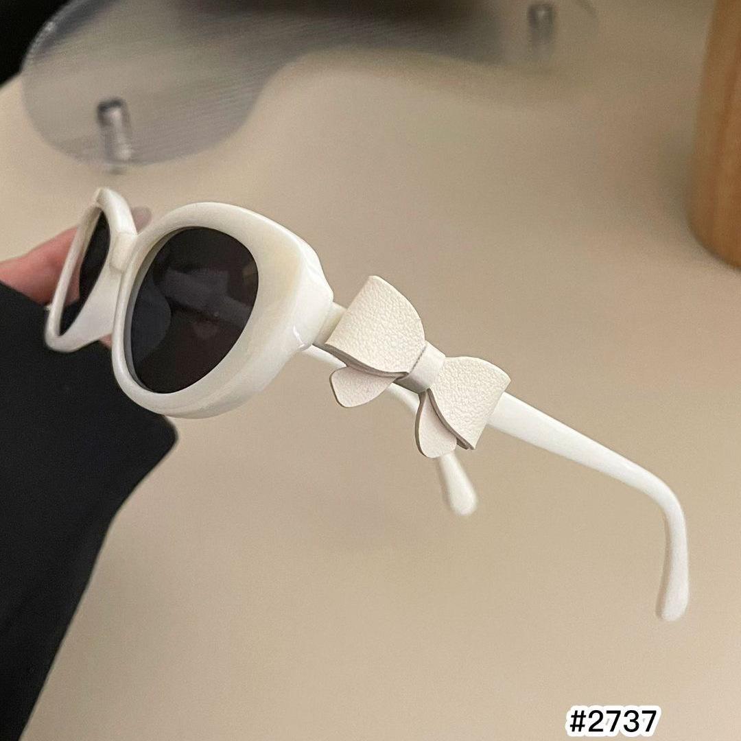 

Korean-Japanese Oval Retro TR90 Polarized Bowknot Sunglasses