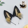 Halloween Wolf Ear Headband Cosplay Set With Tail Adult Costume Accessory Anime Style