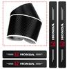 4pcs Car Door Sill Protector Carbon Fiber Pattern Threshold Stickers for Honda TYPER Civic XR-V HR-V Accord Odyssey Accessories RG0