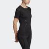 Adidas Stella McCartney P Ess Tee Fashion Casual Sports Training Short Sleeve T-Shirt Women Tops Black EA2215