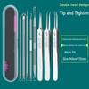 Precision Acne & Blackhead Removal Tweezers Set - Pimple Needle and Squeezing Tool