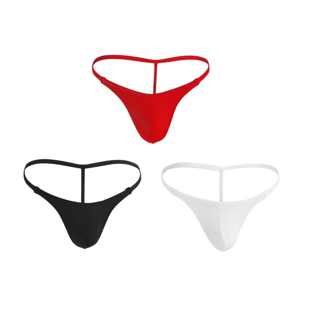LIKENNY Sexy Set for Bold Wild Pants T-Back 3-Piece Men, Design, Thongs, Men's Underwear,