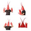 Dragon Lobster Head Mask Creative Latex Gloves For Stage Performance Festive Cosplay Accessories