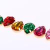 Sparkling Crystal Rhinestone Necklace Fashion Colorful Choker for Women Anniversary Party Gift