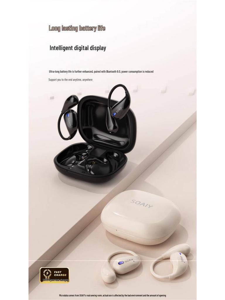 SOAIY GD31 Air Conduction Open-Ear Bluetooth Headphones 2025