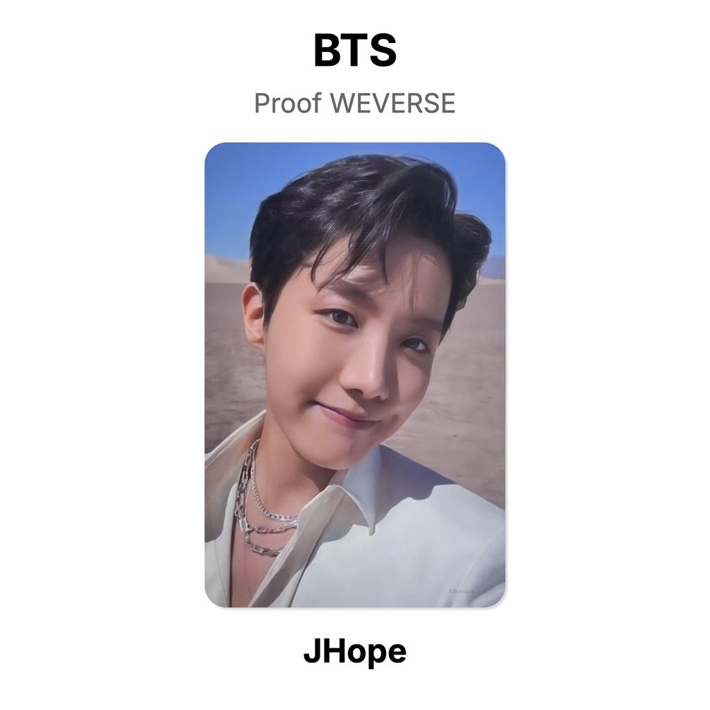BTS Proof WEVERSE Official Photocard