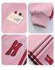 Girls' 2026 Autumn Color Block Top & Striped Cardigan Sportswear Set