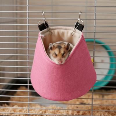 Pet Bed Super Thick Hamster Warm Nest Insulated Cozy Pet Sleep Nest Washable Warm Hamster Cage Bed Autumn Winter