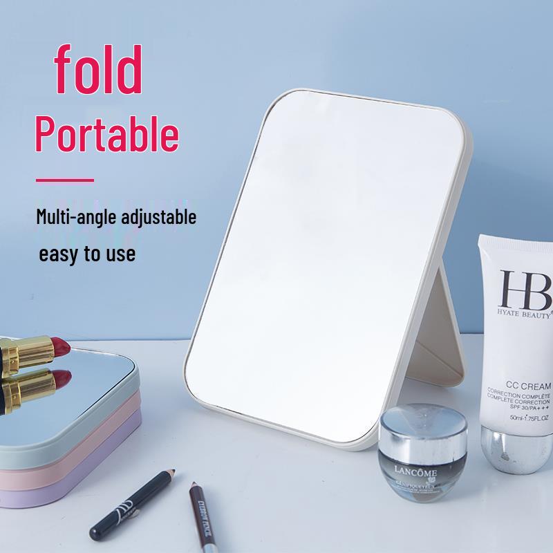 Foldable Portable Makeup Mirror for Dorms with Free Shipping