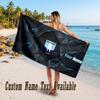 Lazio FC Design Strandtuch mit individuellem Text Großes Handtuch für den Strandurlaub