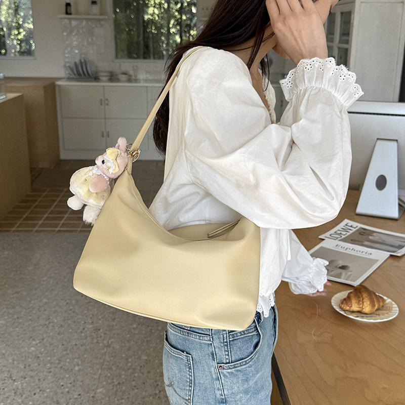2025 Spring Korean Version of the New Hobo Korean Version of the Simple Underarm Bag High Sense Versatile Commuter Shoulder Messenger Women's Bag