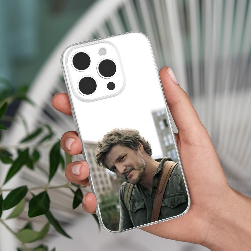 P-Pedro Pascal Actor Phone Case For iPhone 16,15,14,13,12,11 Pro,Max,Plus,X,XS,XR,7,8 Plus,SE,Mini Transparent Silicone Soft