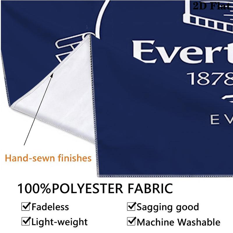 Everton F.C Wall Tapestry Aesthetic Wall Hanging Printed Fabric Blanket Decorative Tapestries for Bedroom Living Room Home Decor