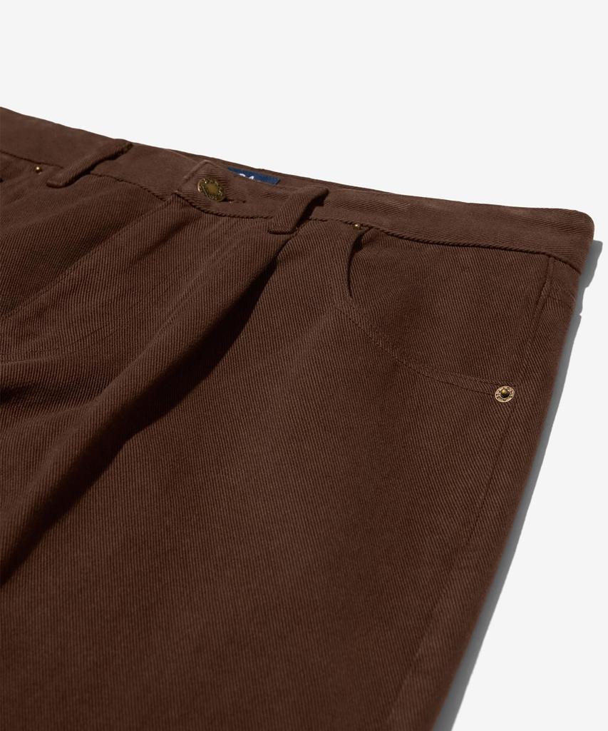 Noa (U) Brushed Pleated Jeans Fudge