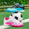 Children's Football Shoes Boys and Students Girls Broken Nails Velcro Casual Game Sports Shoes