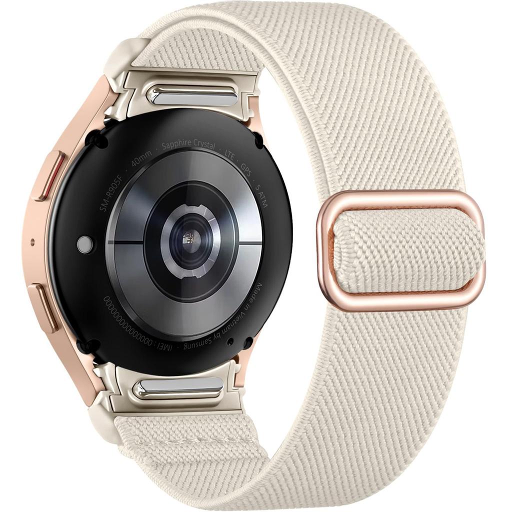 Elastic Nylon Loop Watch Band For Samsung Watch4 5 6 7 Strap Replacement Wristband For Samsung Galaxy Bracelet Correa Accessorie