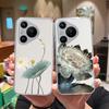 For Huawei Pura 70 Pro Plus Ultra Case Lucky Flower Transparent Phone Funda For Huawei Pura 70Pro+ Soft Slim TPU Silicone Cover