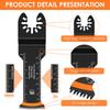 4/10Pcs Oscillating Saw Blade Set Quick Release Bi-Metal Multitool Blade for Metal Wood Plastic Universal Oscillating Tool Blade