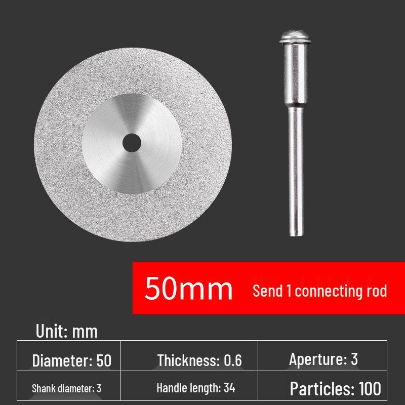 Diamond Blade for Jade, Ceramic, and Glass Cutting - Toothless Saw for Grout Cleaning and Gap Filling with Electric Grinder