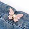 Pants Waist Tighteners No-Sewing Butterfly Flower Buttons Pins Adjustable Waist Buckle Extender Pants Waist Clip for Loose Jeans Skirts