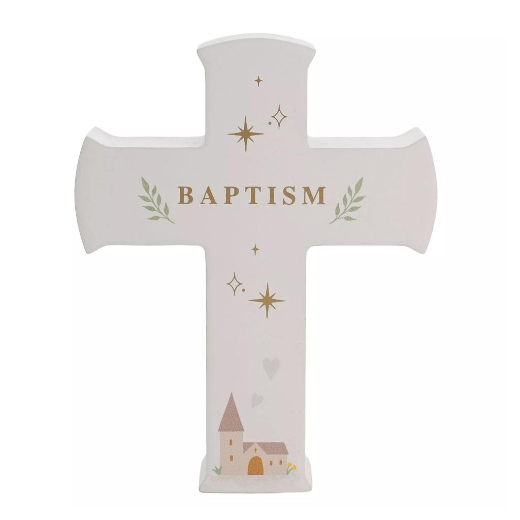 Celebrations Faith & Hope Cross Baptism/Christening Plaque