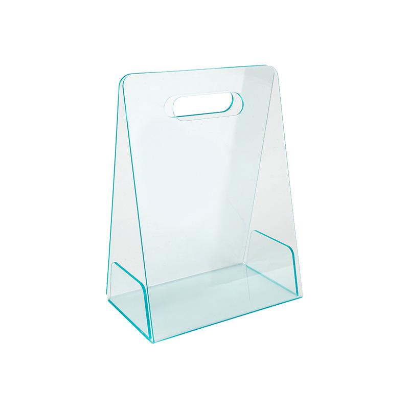 Transparente Acryl-Dreiecks-Blumenbox - Valentinstags-, Neujahrs-, Geburtstagsgeschenk