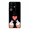 Cartoon Case For Vivo T4x 5G Case Soft TPU Black Silicone Back Cover For Vivo Y300T Y29 4G Phone Case Fundas Shockproof Coque