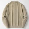 Men's Casual Knitted Cardigan Solid-Color Open-Front Sweater Coat