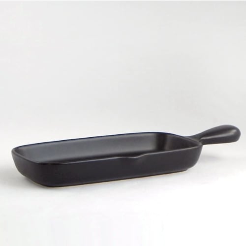 Banko Ware Grill Plate (heat-resistant Half Plate with Handle)