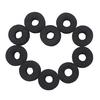 10pcs/lot Cotton Black Cymbal Felt Pads Thickened Protection Pad Percussion Accessories Kit